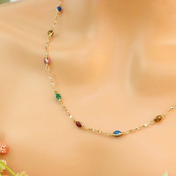 "New Beautiful Design Necklace Chain for Women/Girls, Gift, N869 - Picture 4 of 10